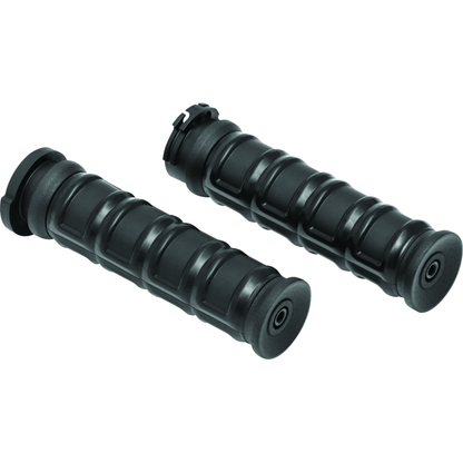 Kuryakyn Dillinger Grips Dual Cable Satin Black
