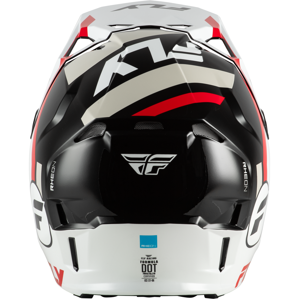 Youth Formula Cp Seal Helmet White/Black/Red Yl