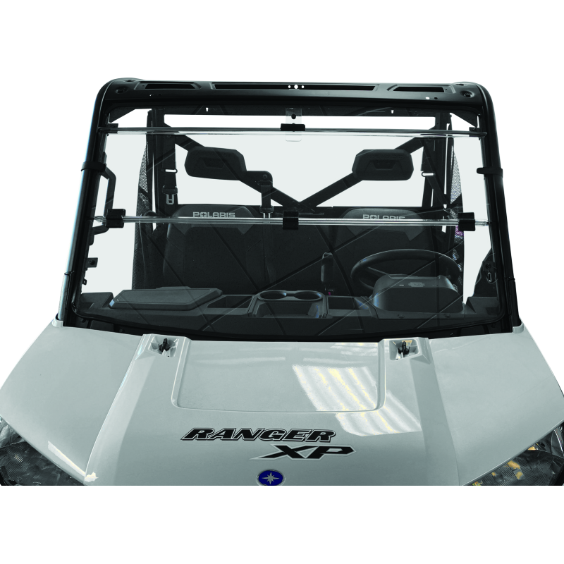 QuadBoss 15-19 Polaris Ranger 1000 Diesel Windbreak Folding Windshield