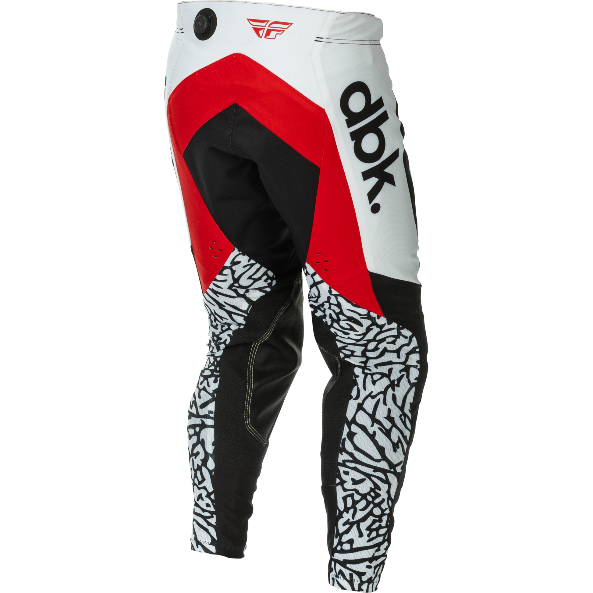 Evolution  Dst  Dbk Pants Black/White/Red Sz 38