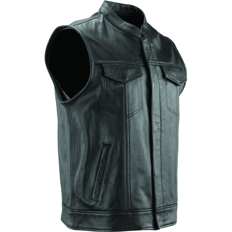 Kuryakyn Leather By River Road Vandal Club Vest Black - Small