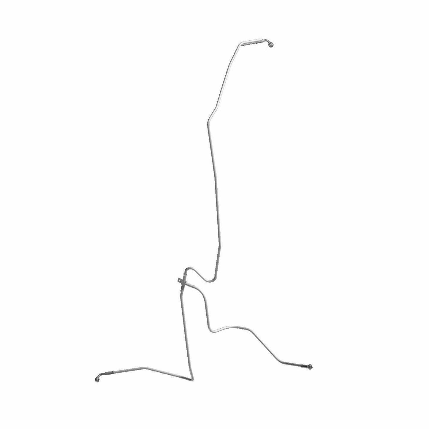 Polaris ATV Brake Line, Rear, Genuine OEM Part 1912205, Qty 1