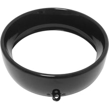Frenched Headlight Trim Ring Black 5 3/4 Tab Style