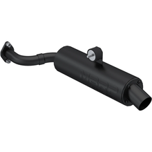 Single Slip On System W/ Utility Muffler Blk Can