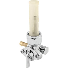 Bikers Choice Chrome 22MM Petcock With Screen Left Outlet Custom Universal