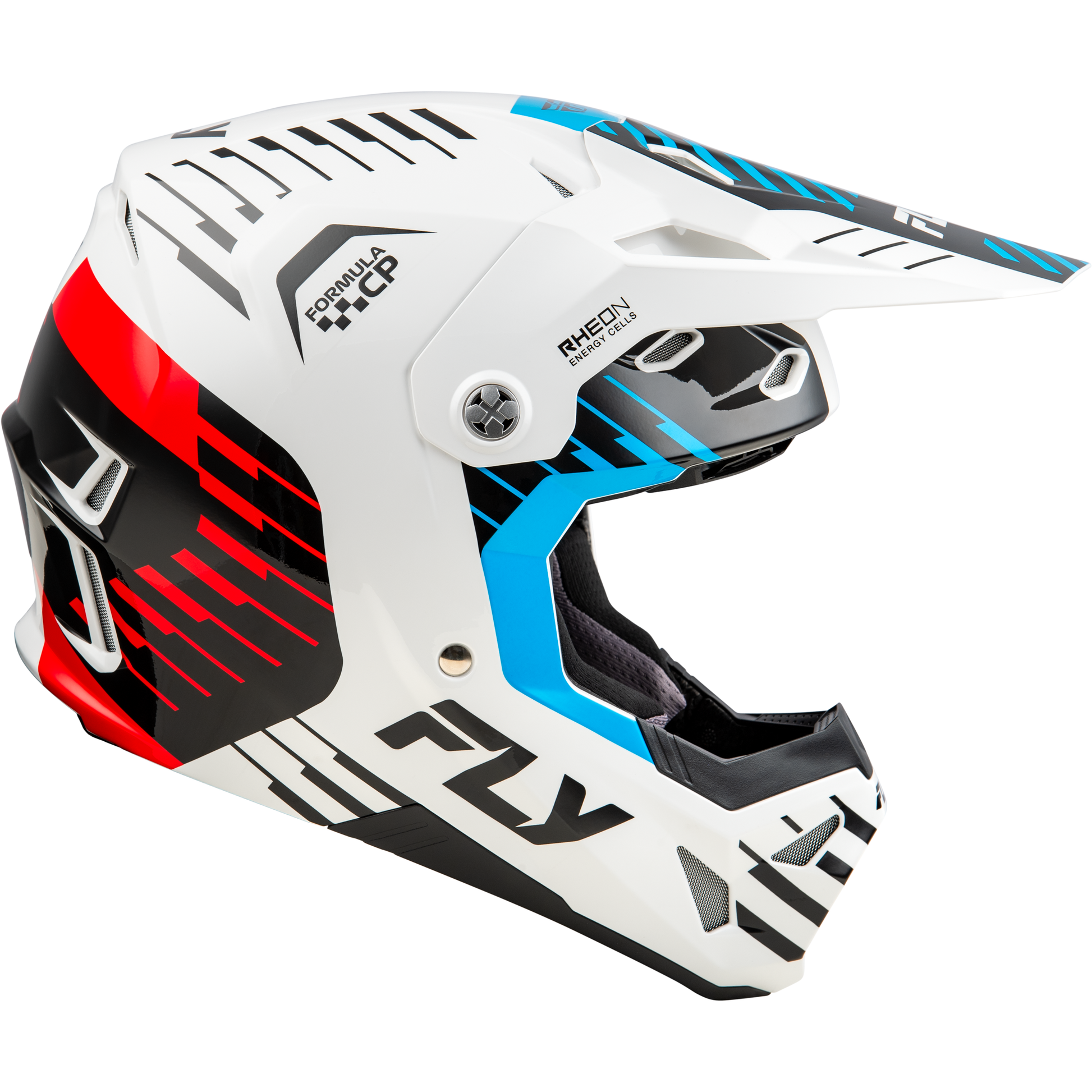 Formula Cp Slice Helmet White/Red/Cyan Xs