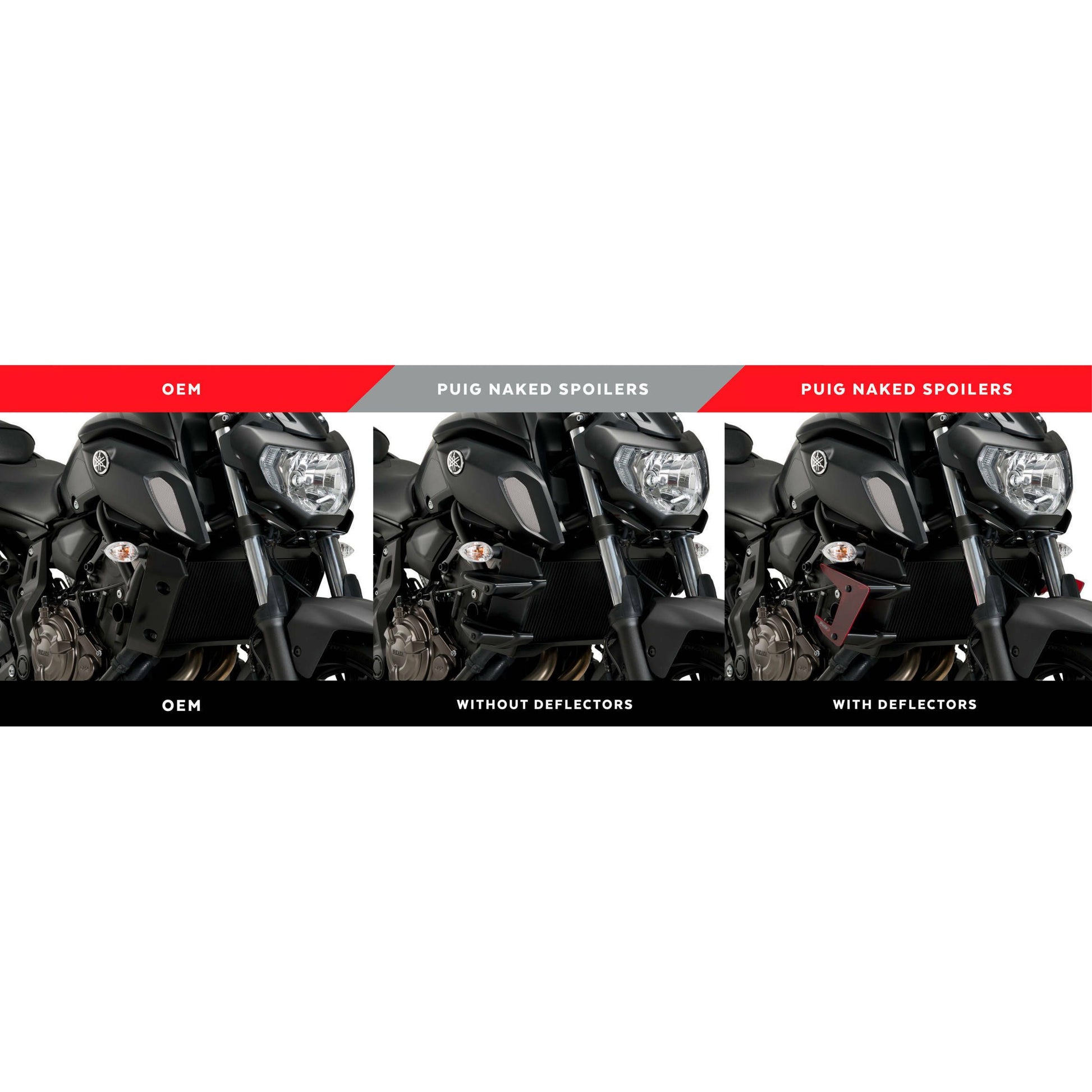 Downforce Side Spoilers Black Yam