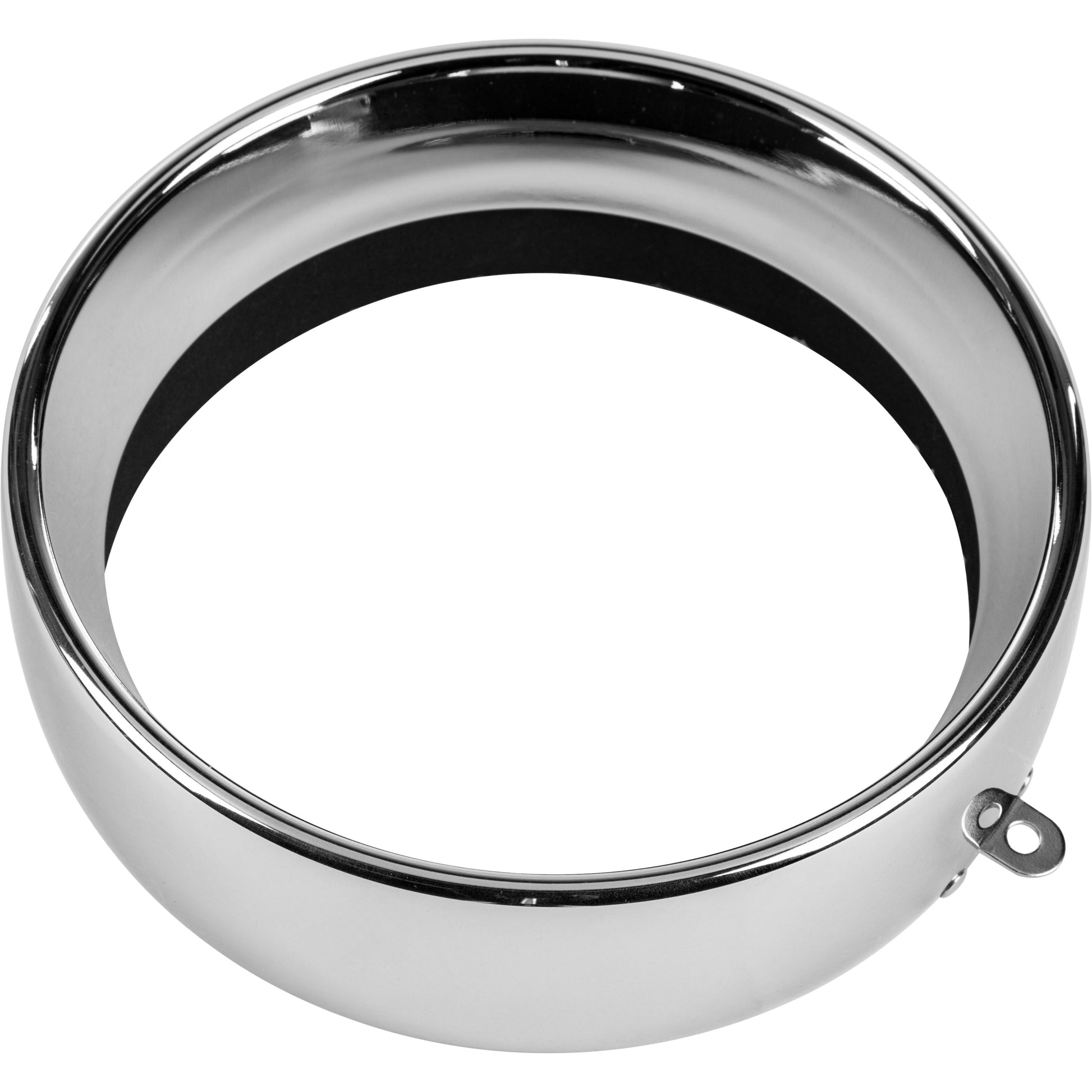 Frenched Headlight Trim Ring Chrome 5 3/4 Tab Style