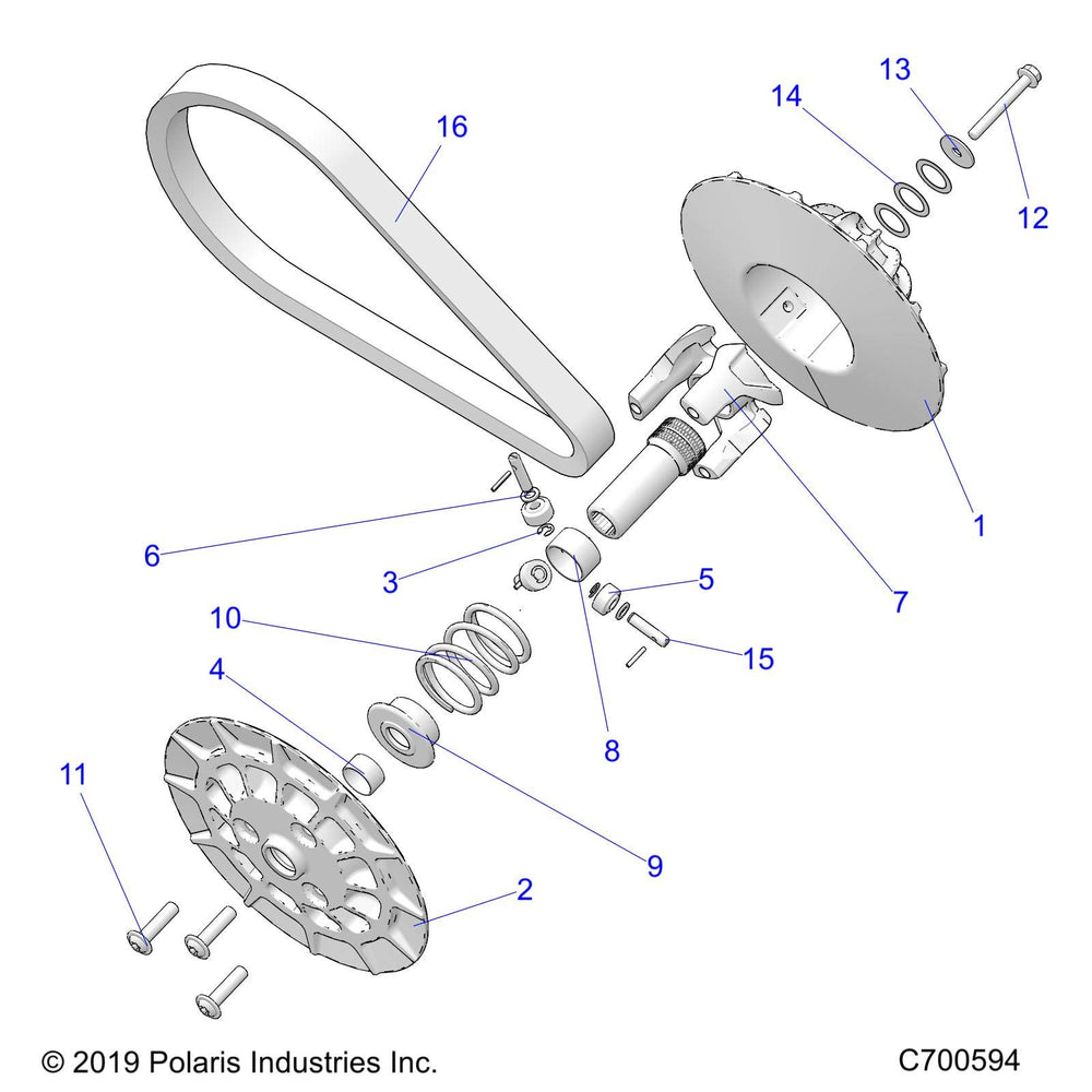 
                      
                        Polaris Ranger Driven Spring, Genuine OEM Part 7044761, Qty 1
                      
                    