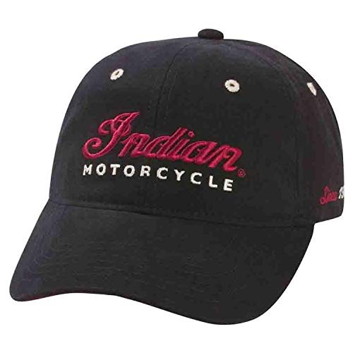Indian Motorcycle Embroidered Hat, Black