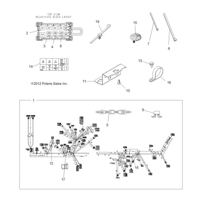 Polaris ATV Electric Power Steering (EPS) Repair Relay Kit, Genuine OEM Part 2204853, Qty 1