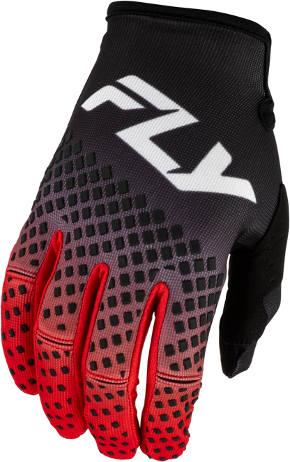 Youth Kinetic Fade Gloves Black/Red/White Ys