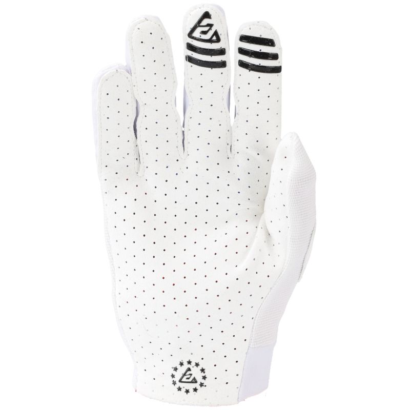 Answer 25 Aerlite Gloves White/Black Logo Youth - Medium
