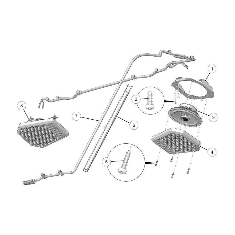 
                      
                        Polaris 2018-2023 Genuine Ranger XP1000 1000(2020-2023) Rear Overhead Speakers - 2882876
                      
                    