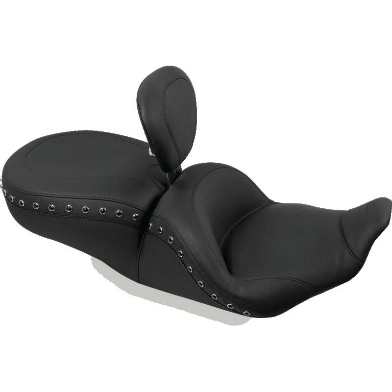 Mustang 15-23 Kawasaki Vulcan S Solo Seat Diamond Stitch - Black