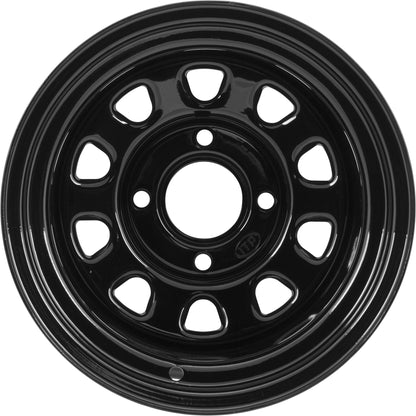 Delta Blk Rear 12x7 2+5 4/110