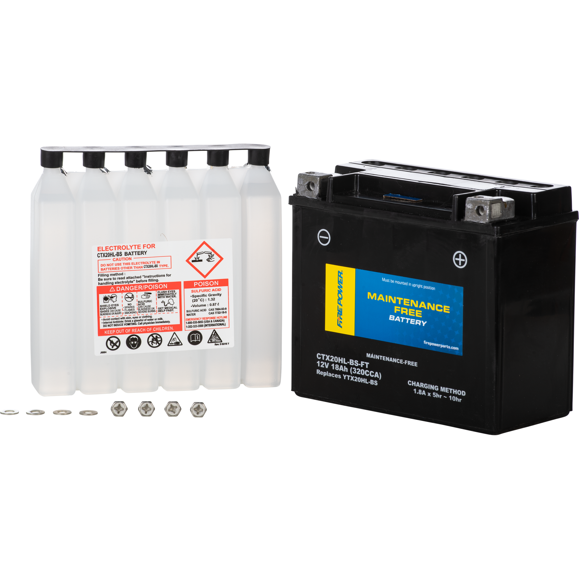 Battery Ctx20hl Bs Ft Maintenance Free