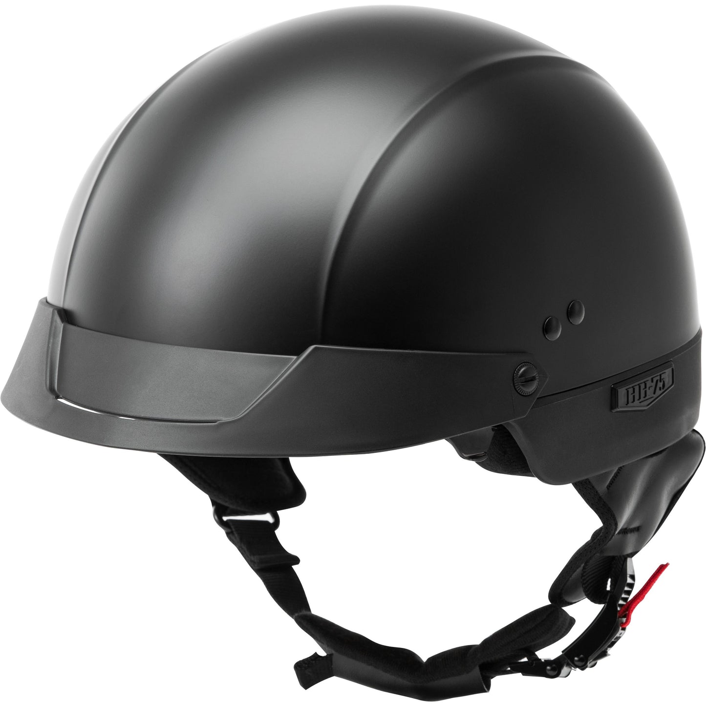 Hh 75 Half Helmet Matte Black Xl
