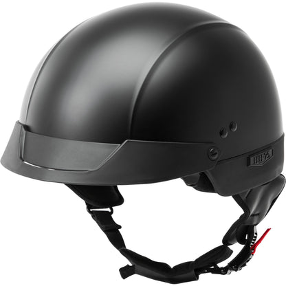 Hh 75 Half Helmet Matte Black Lg