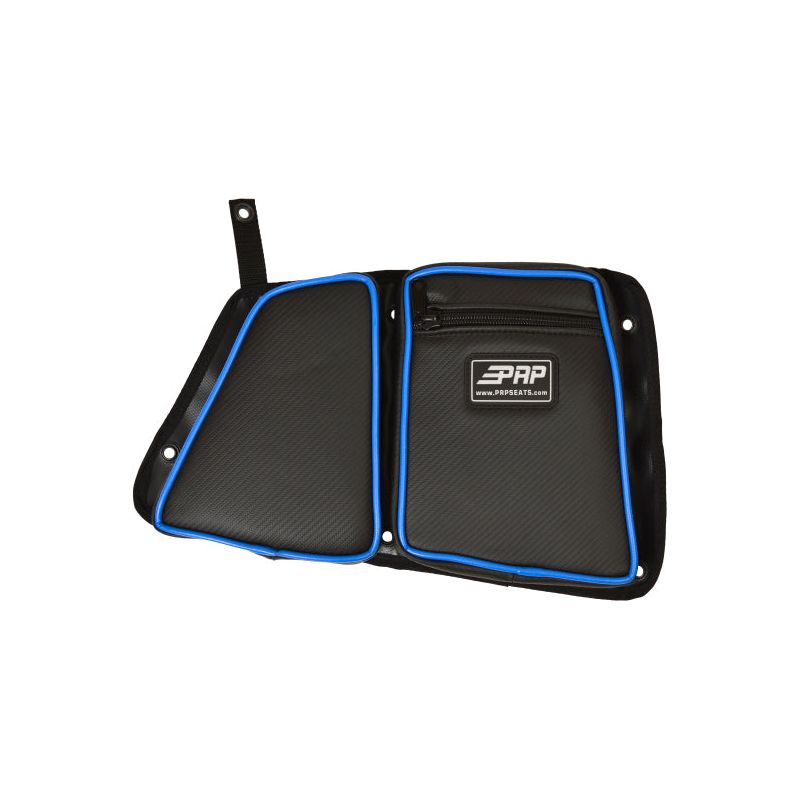 PRP Polaris RZR Rear Door Bag with Knee Pad for Polaris RZR/(Passenger Side)- Blue