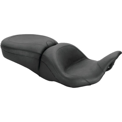 Mustang 08-21 Harley Electra Glide, Rd Glide, Rd King, Str Glide Lowdown Touring 1PC Seat - Black