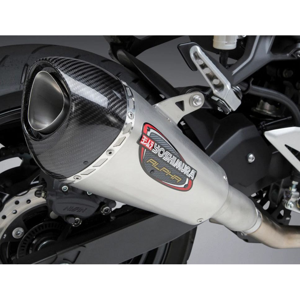 Exhaust Street Alpha T Slip On Ss Ss Cf Works