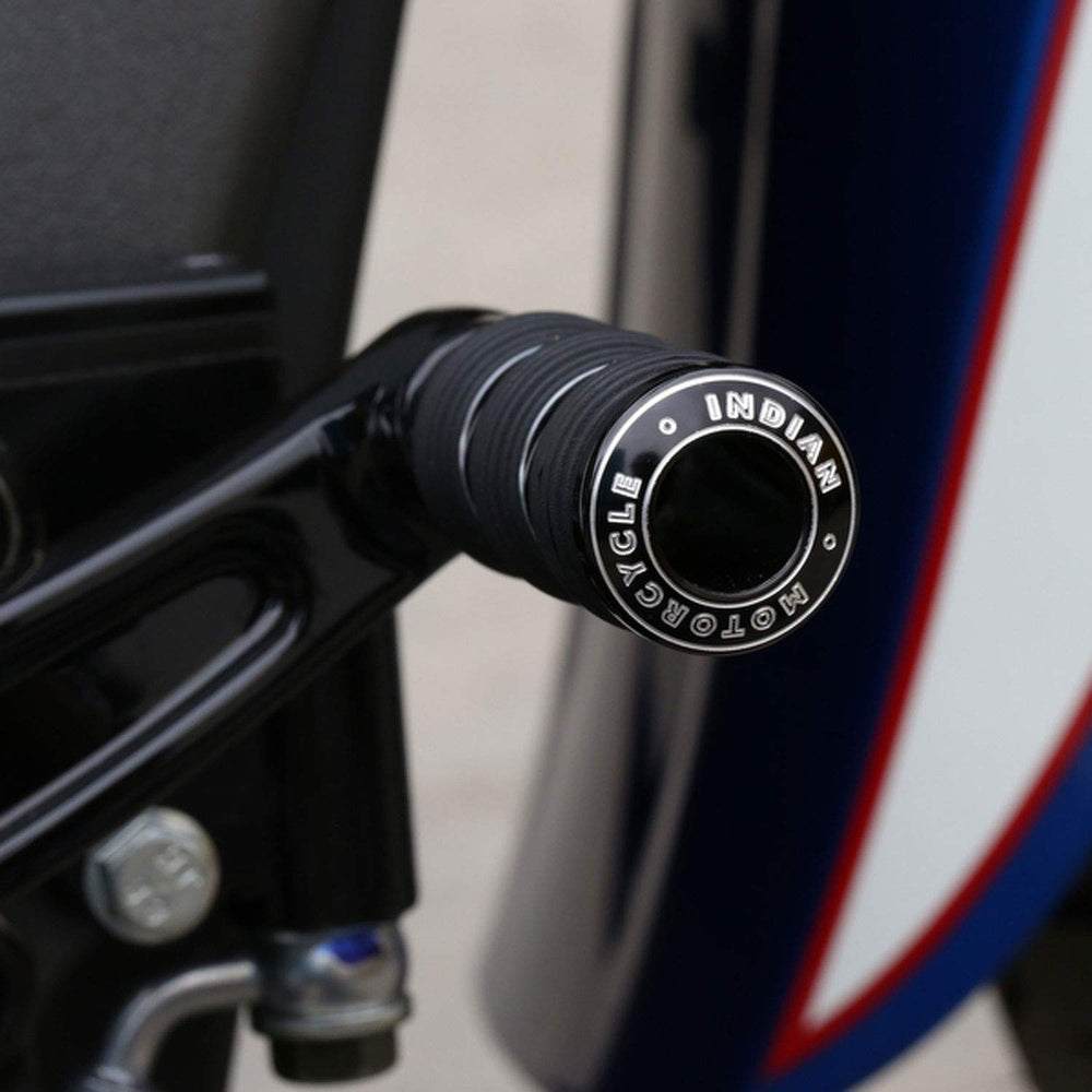 
                      
                        Indian Motorcycle Pegs for Brake/Shifter, Black With Black Rubber Inserts, Billet Aluminum, for Scout, Scout Sixty, Scout Bobber, Chief, Chief Bobber, Super Chief Models and More - 2882005-468
                      
                    