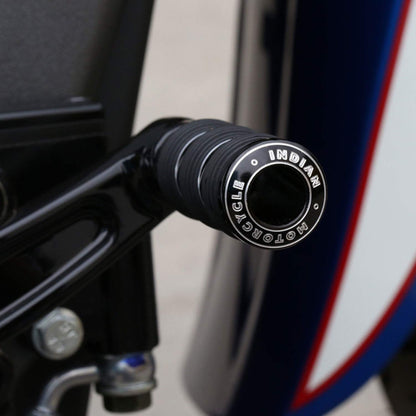 Indian Motorcycle Pegs for Brake/Shifter, Black With Black Rubber Inserts, Billet Aluminum, for Scout, Scout Sixty, Scout Bobber, Chief, Chief Bobber, Super Chief Models and More - 2882005-468