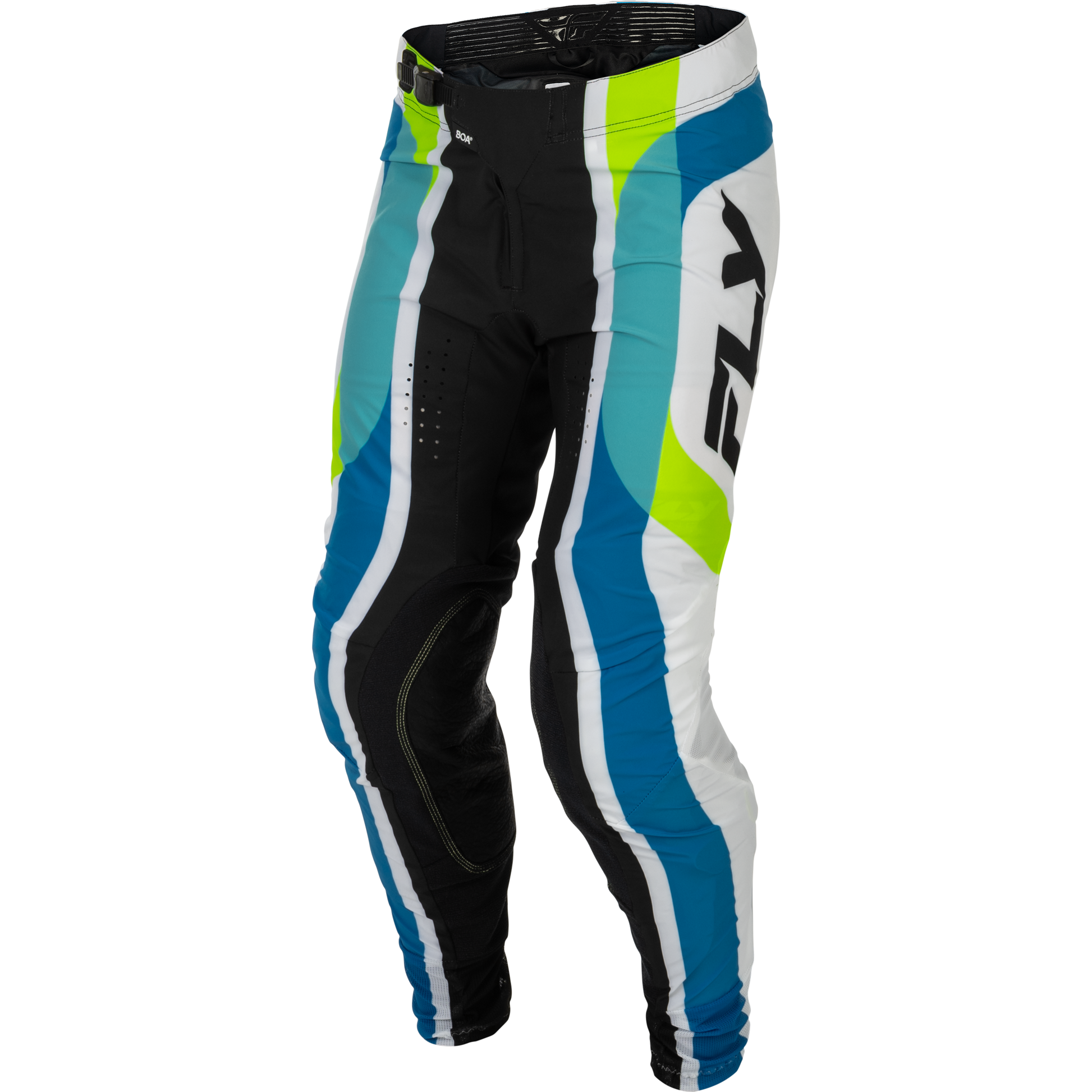Lite Le Current Pants White/Lime/Blue Sz 38