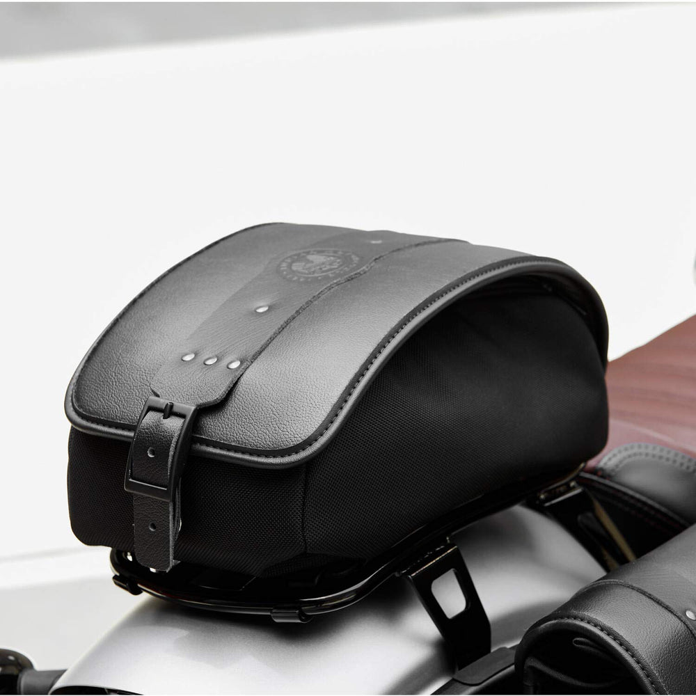 
                      
                        Indian Motorcycle Water-Resistant Solo Rack Bag, Black - 2884862-VBA
                      
                    