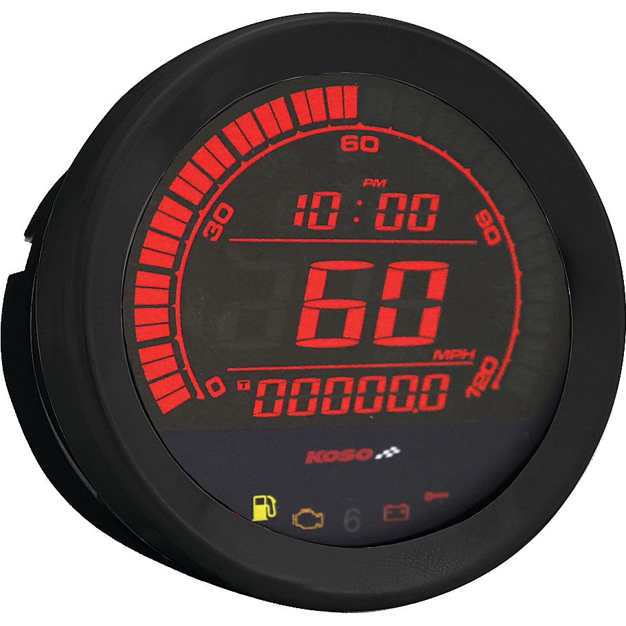 Digital Gauge Cluster Black Bezel 04 13 Flht And Fltr