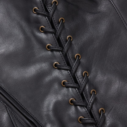 Indian Motorcycle Women's Lindy Vest, Black - L - 286273906