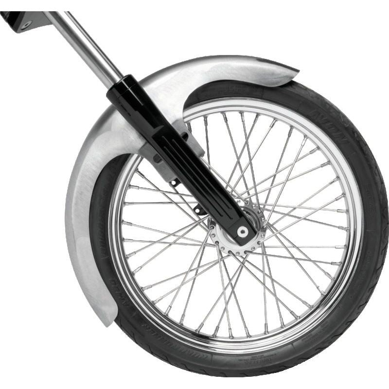 Bikers Choice Outlaw Raw Front Fender Wide Glide 21 Inch Wheel Undrilled Custom