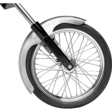 Bikers Choice Outlaw Raw Front Fender Wide Glide 21 Inch Wheel Undrilled Custom