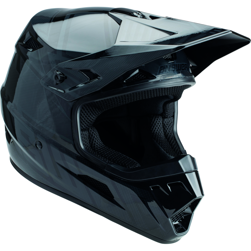 Answer AR3 Rapid Helmet Black/Dark Grey Youth - Medium