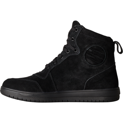 Hitop Moto Sneaker Ce Boot Black Suede  Sz 7