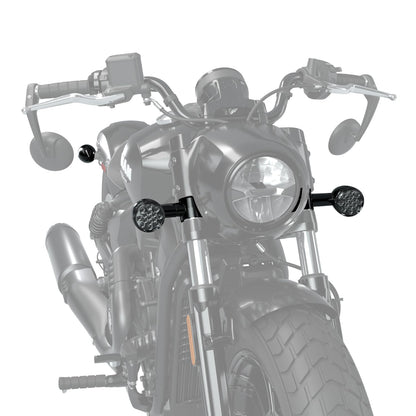 Indian Motorcycle Scout Smoked Turn Signals - 2890297-266