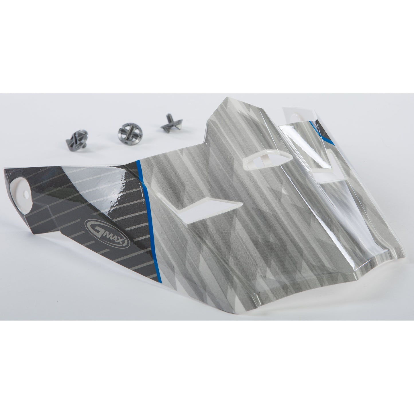 Visor W/Screws Colfax Mx 46 White/Blue Xs Sm