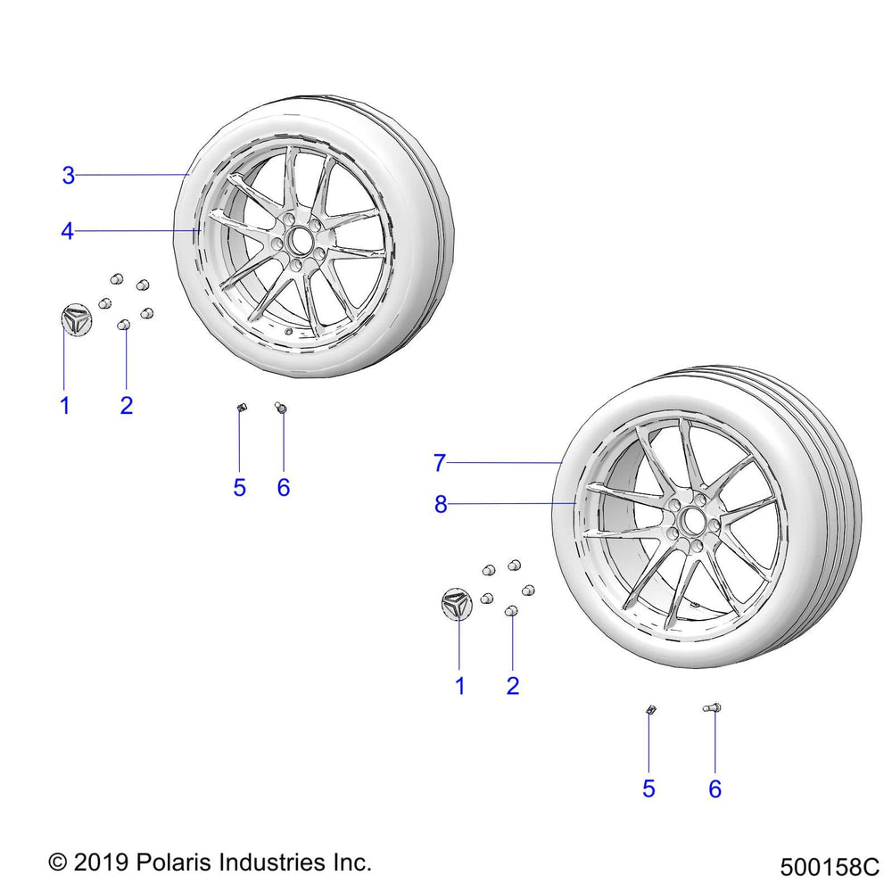 
                      
                        Polaris Slingshot Rim, Rear, 20 x 11, Satin Black, Genuine OEM Part 1522859-718, Qty 1
                      
                    
