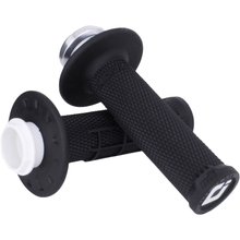 Micro X Lock On Grips Half Waffle Black/Silver