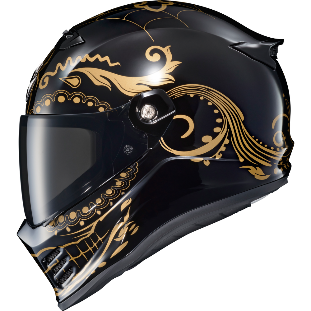 Covert Fx Full Face Helmet El Malo Gold/Gloss Black Xl