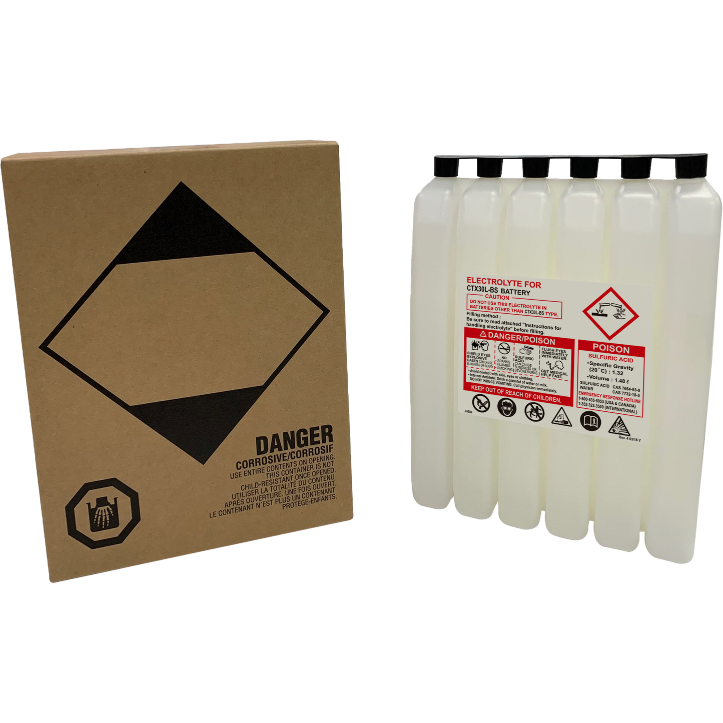 Sealed Battery Electrolyte Pack 1482cc