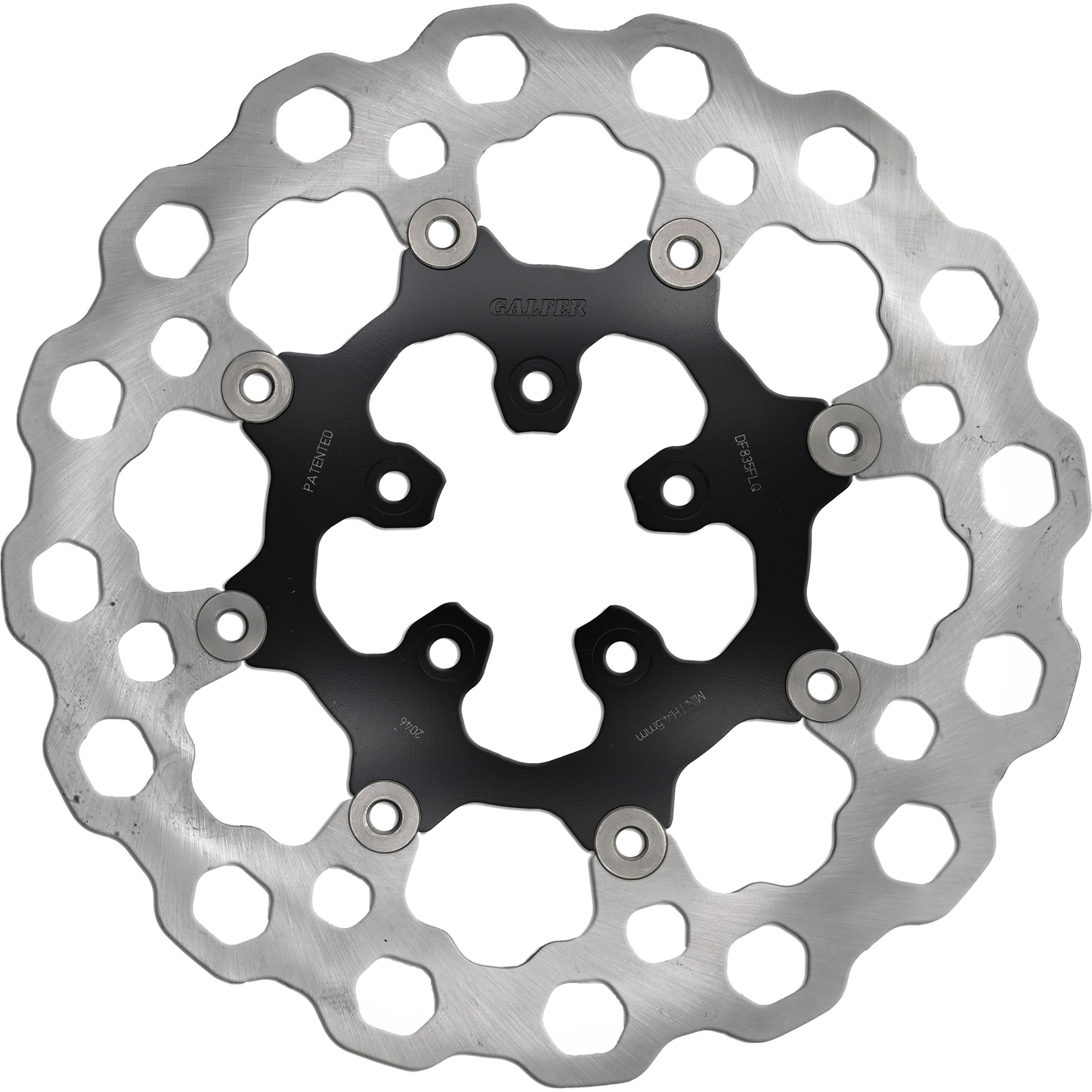 Rotor 12.5" Floating Cubiq Fr Black