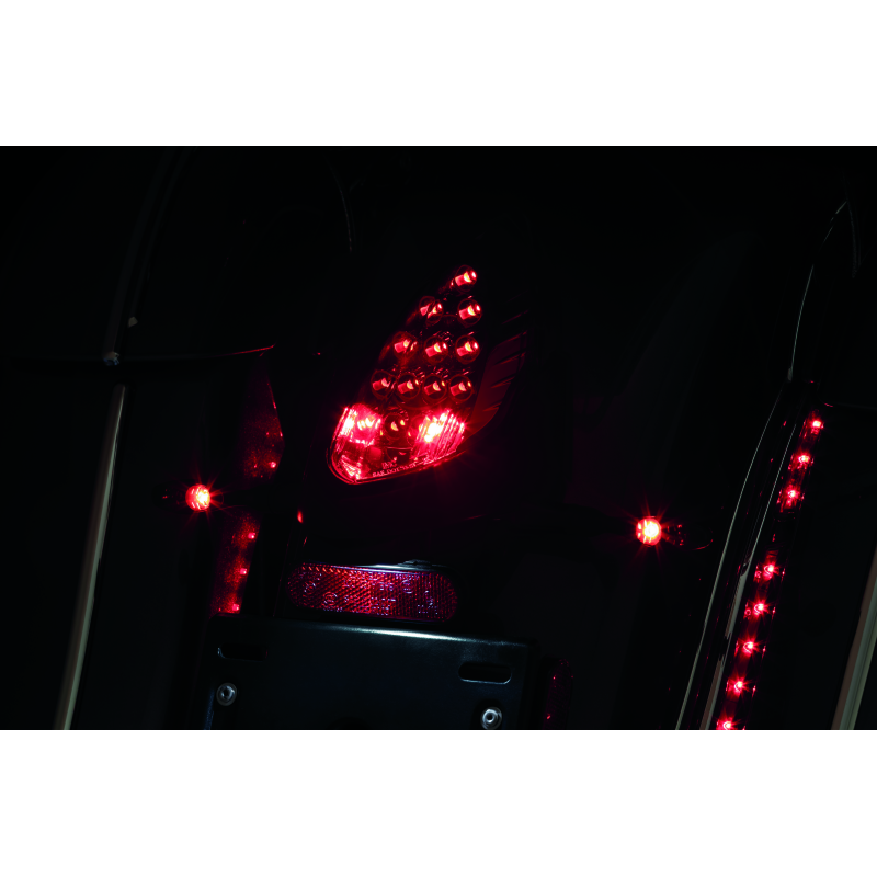 
                      
                        Kuryakyn Rear Turn Signal & License Plate Mount Indian Black
                      
                    