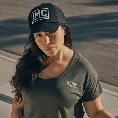 Indian Motorcycle Rectangle IMC Cap, Black - 2864804