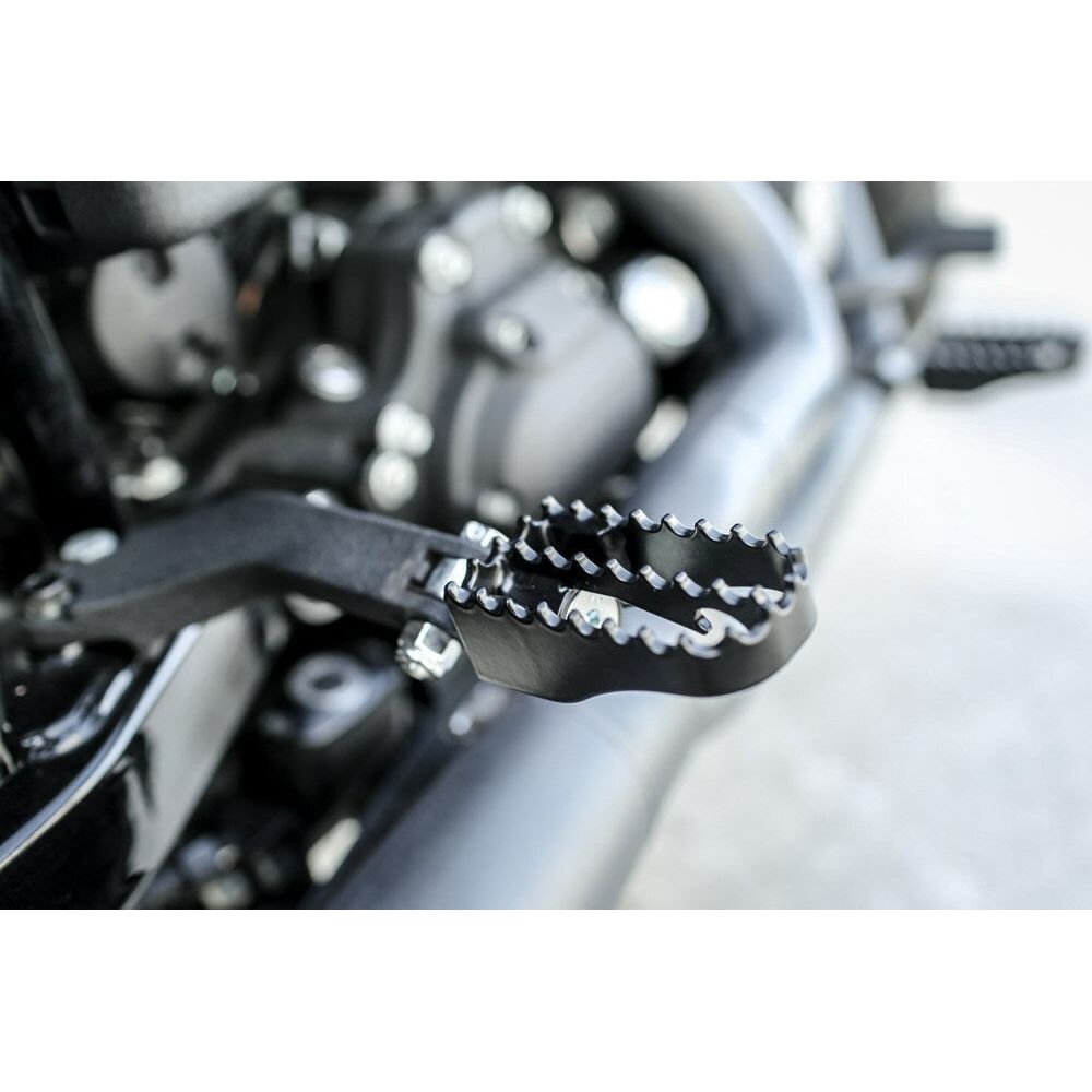 Mx Style M8 Pass Footpegs Black