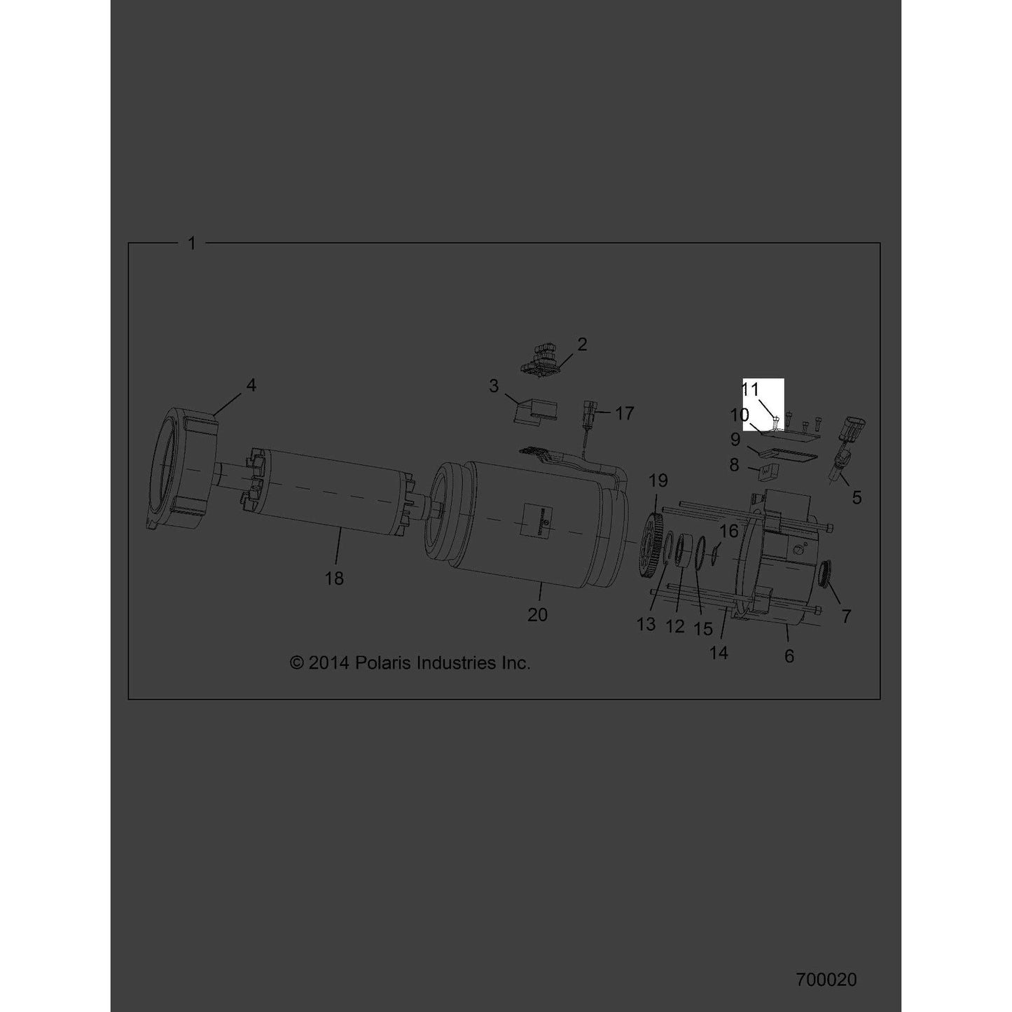 Polaris Ranger SCREW, Genuine OEM Part 3235744, Qty 1