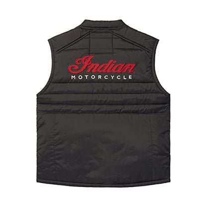 Indian Motorcycle Men's Clayton Thermo Vest, Black - L - 283318606