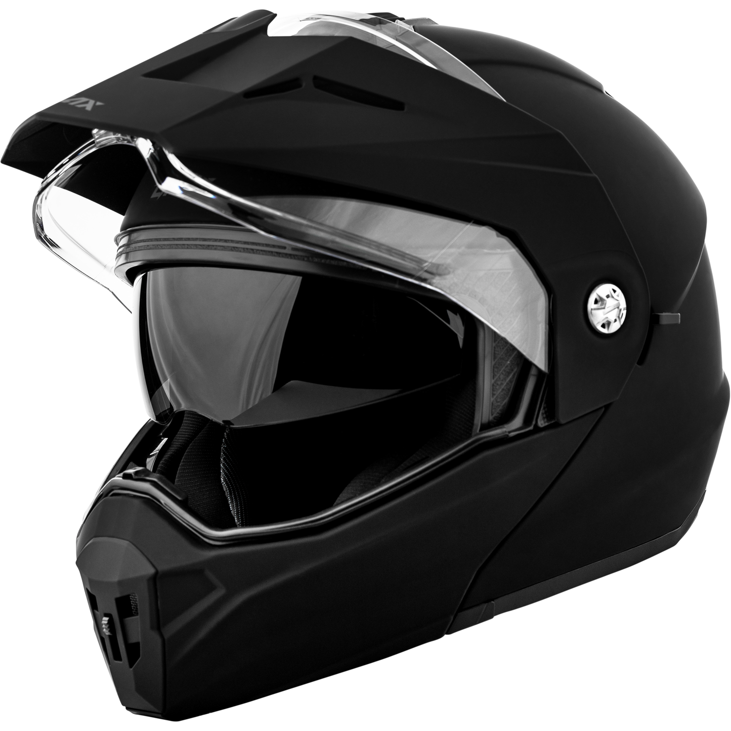 Md 74 Solid Helmets Matte Black Sm