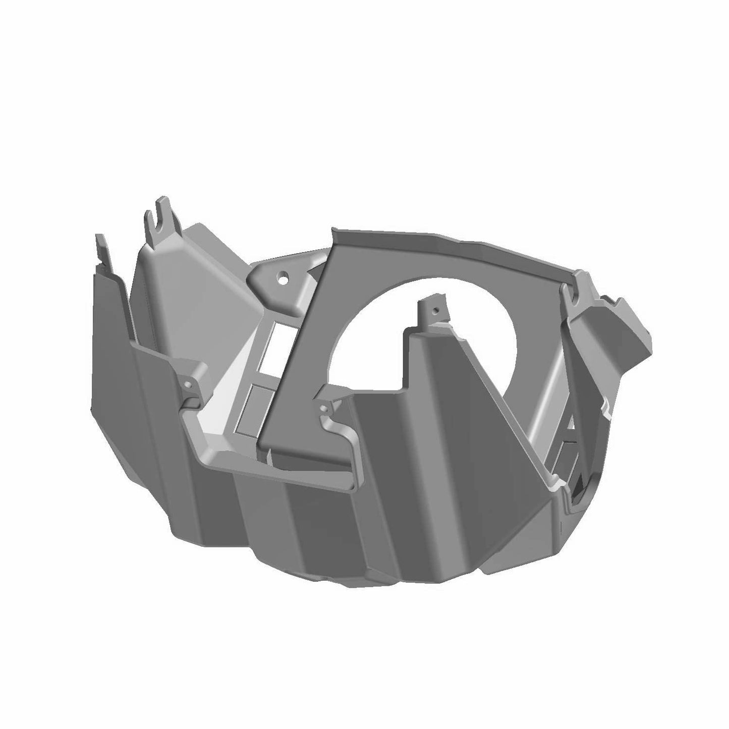 Polaris ATV POD-HDLT,REAR,W/RND CUTOUT,BLK, Genuine OEM Part 5452513-070, Qty 1